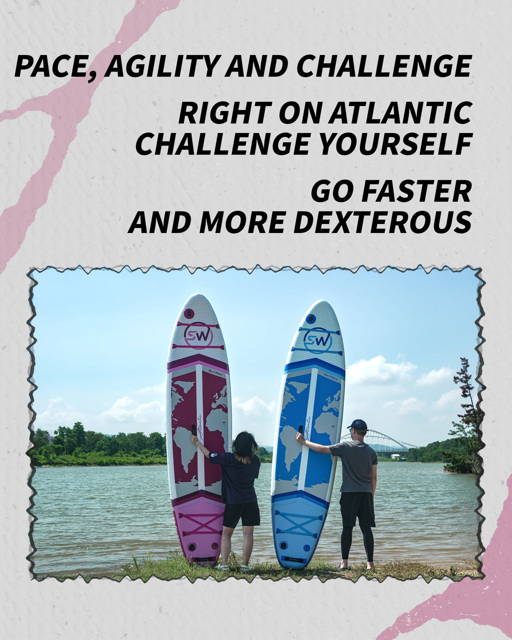 Inflatable Stand Up Paddle Board 11 ft x 33in x 6in With Accessories – image 3