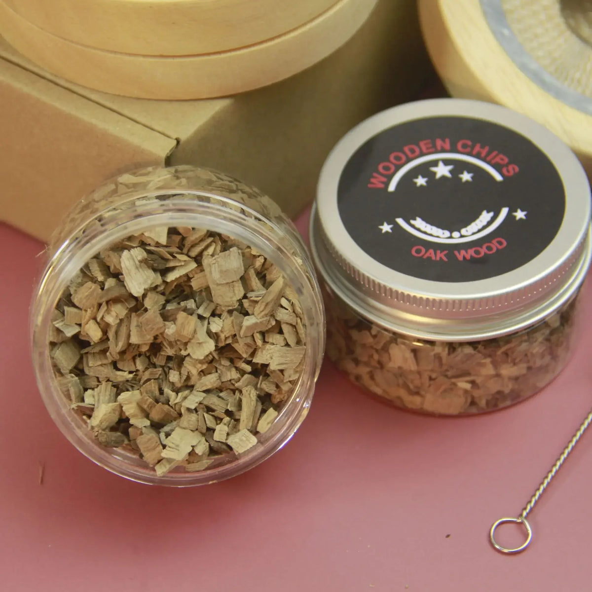 Cocktail Smoker Kit - Oak Whiskey Smoke Top with 4 Wood Chip Flavors – image 4