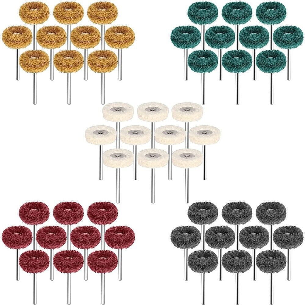 Rotary Tool Polishing Wheel Kit, 50 Pieces, 5 Grits – image 11