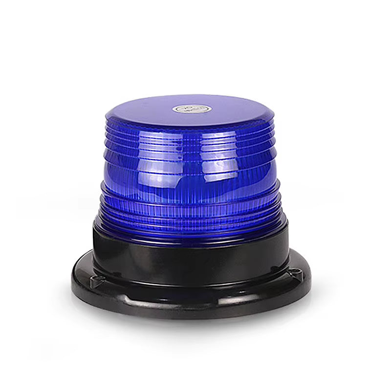 Trucking Amber Magnetic Strobe Beacon Light, 12V/24V Roof Warning