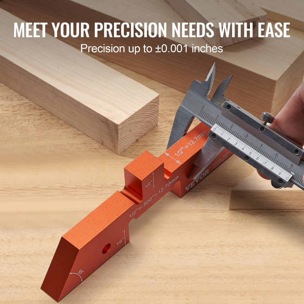 Router Table Setup Bars, 14-Piece Aluminum Setup Blocks with Case – image 3