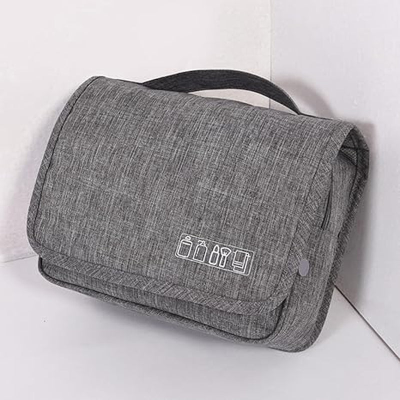 Hanging Toiletry Bag, 300D Oxford Travel Organizer with Hook – image 2