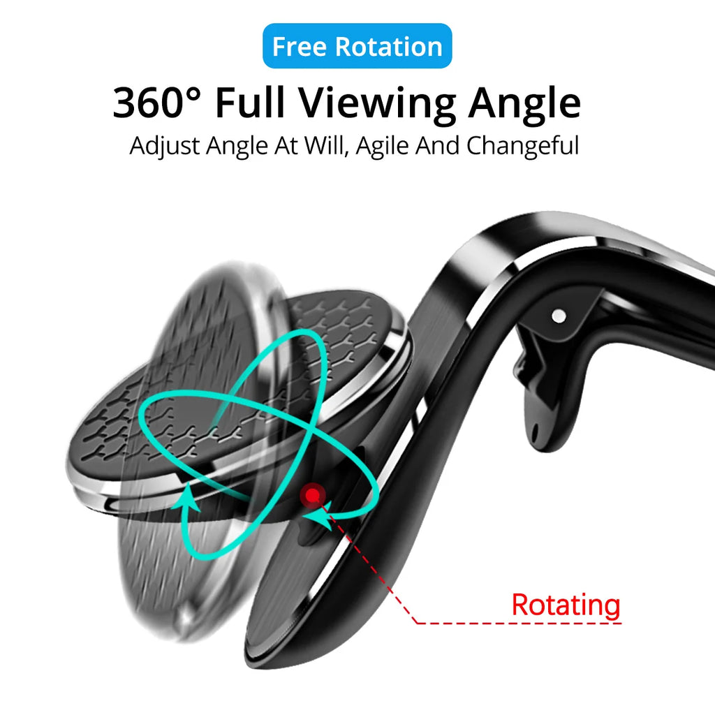 Magnetic Car Phone Holder, Air Vent Mount with 360° Rotation – image 4
