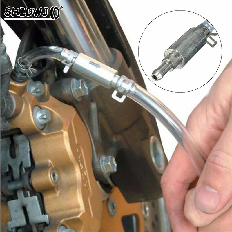 Brake Bleeder Hose with One-Way Check Valve One-Person Bleed Kit – image 2