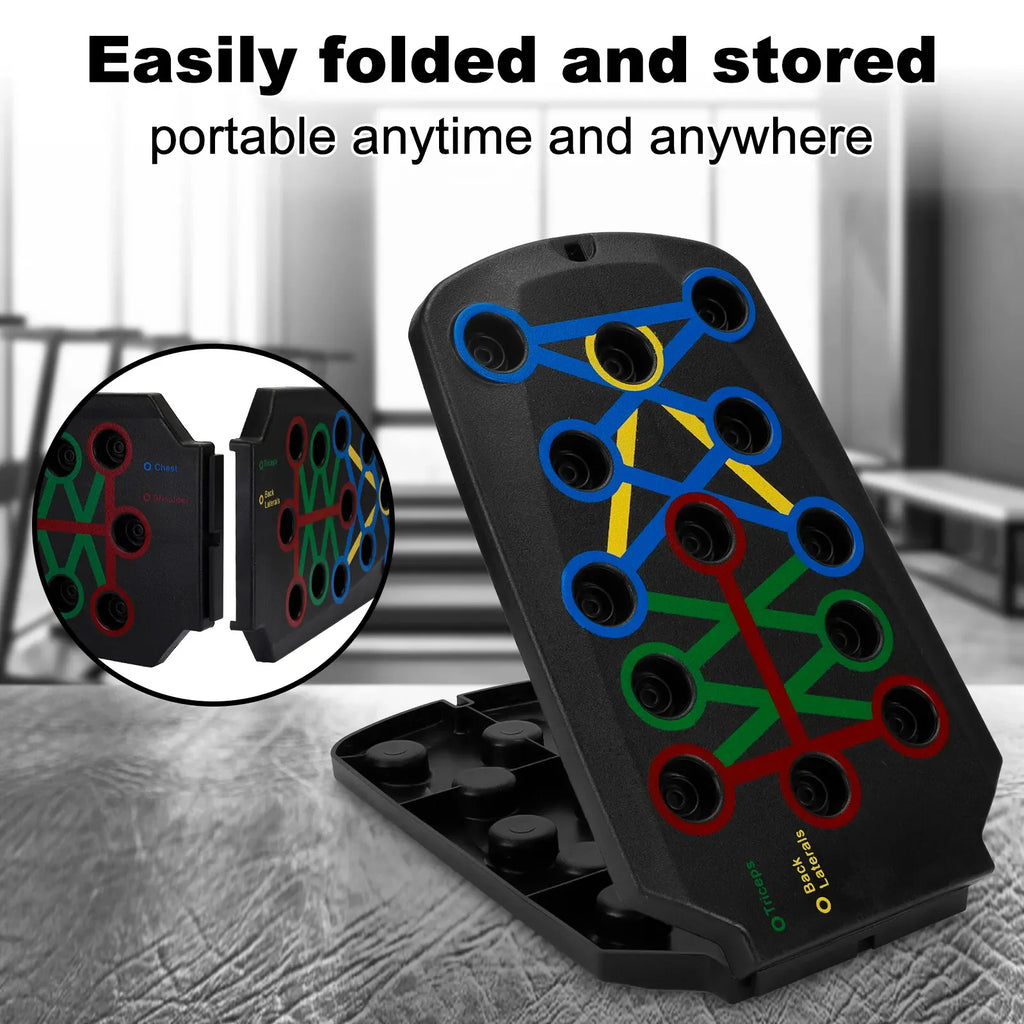 Push Up Board 28-in-1 - Foldable Push Up Bar System with Handles – image 18