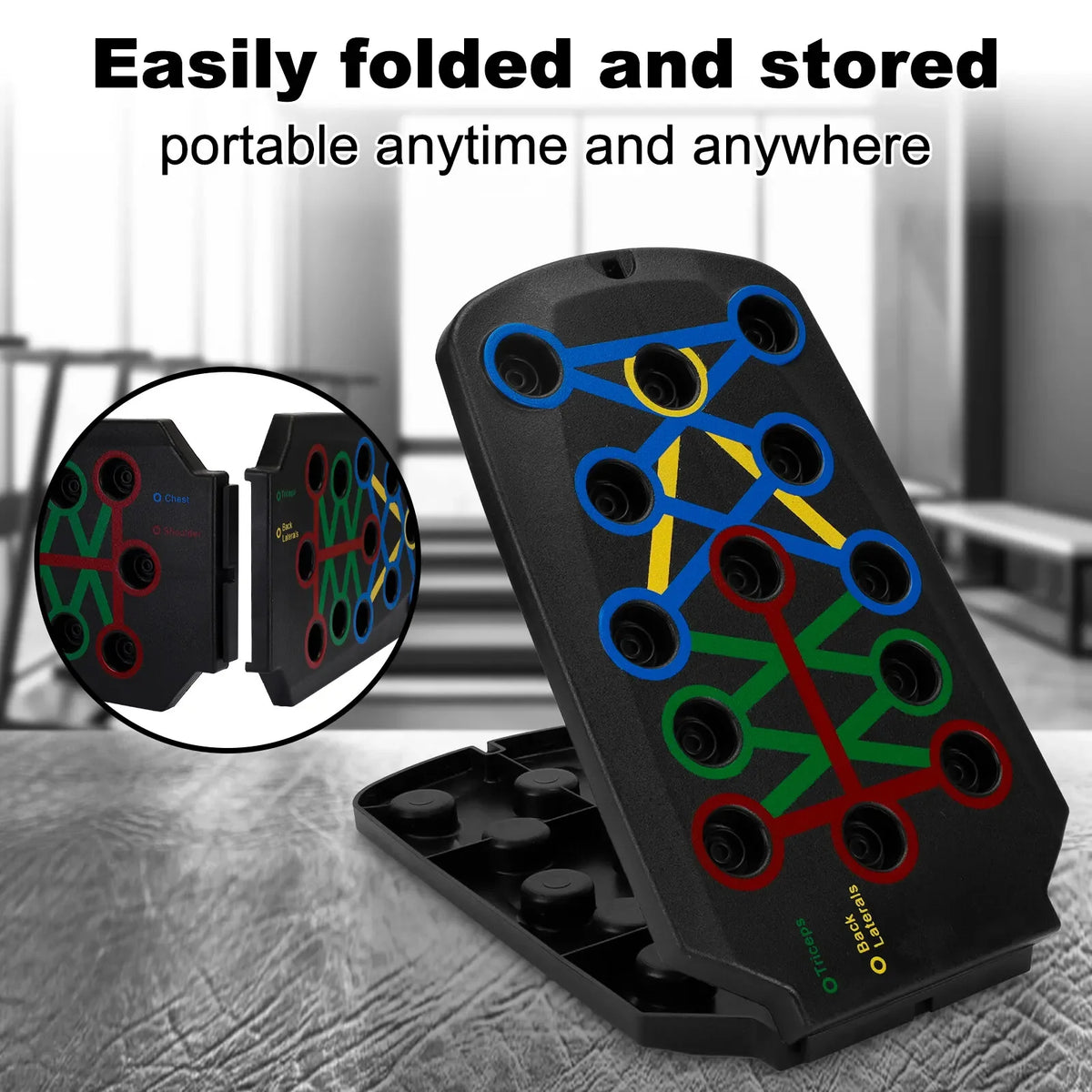 Push Up Board 28-in-1 - Foldable Push Up Bar System with Handles – image 18