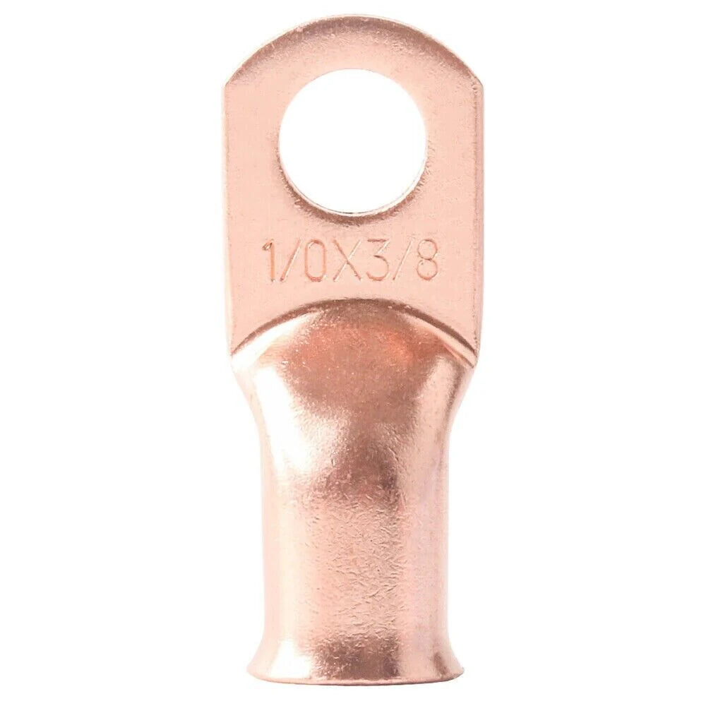 Electrical 1/0 AWG Copper Lugs with Heat Shrink, 20 Pcs