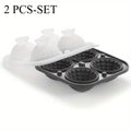 Ice Mold Silicone Sphere, 2 Pack