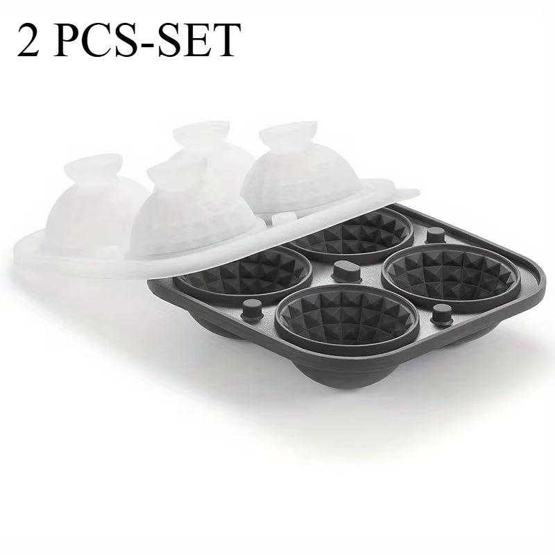 Ice Mold Silicone Sphere, 2 Pack
