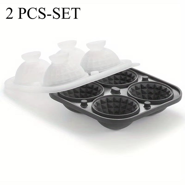 Ice Mold Silicone Sphere, 2 Pack