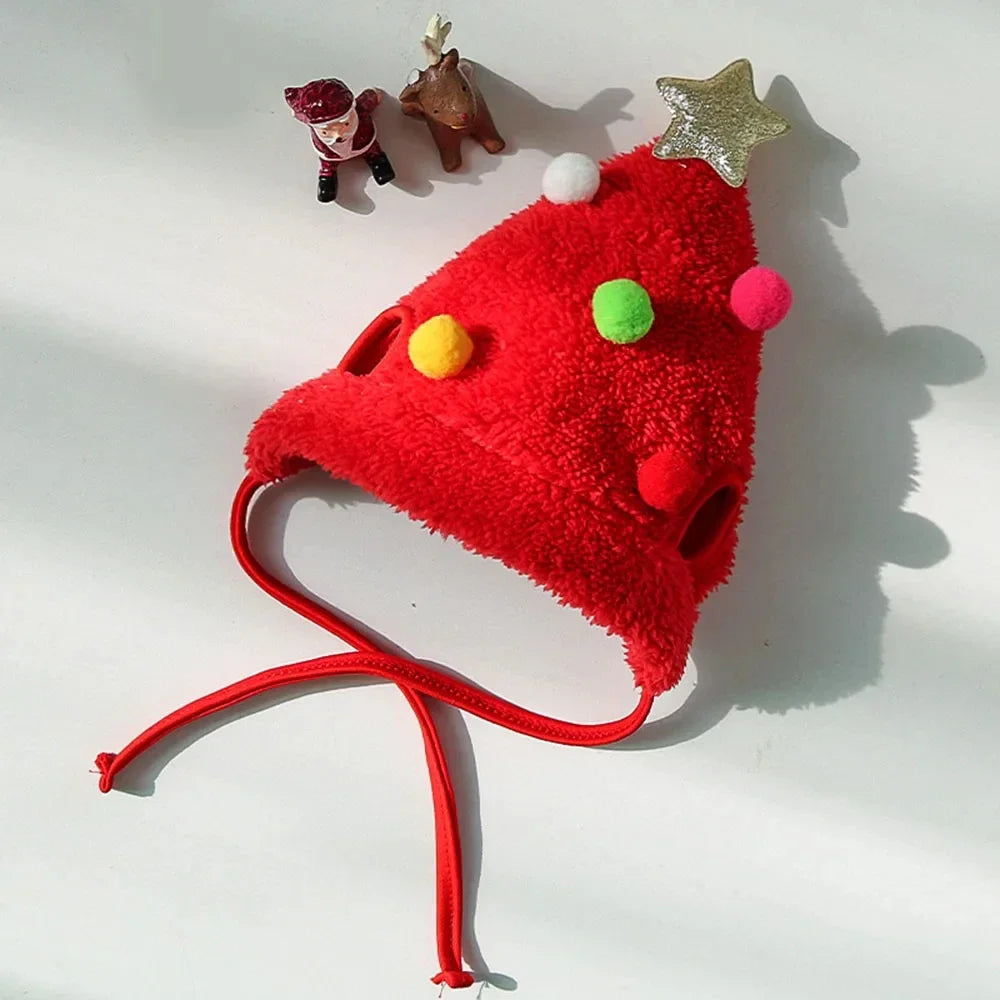 Christmas Pet Costume Set - Santa Hat & Scarf for Cats & Dogs