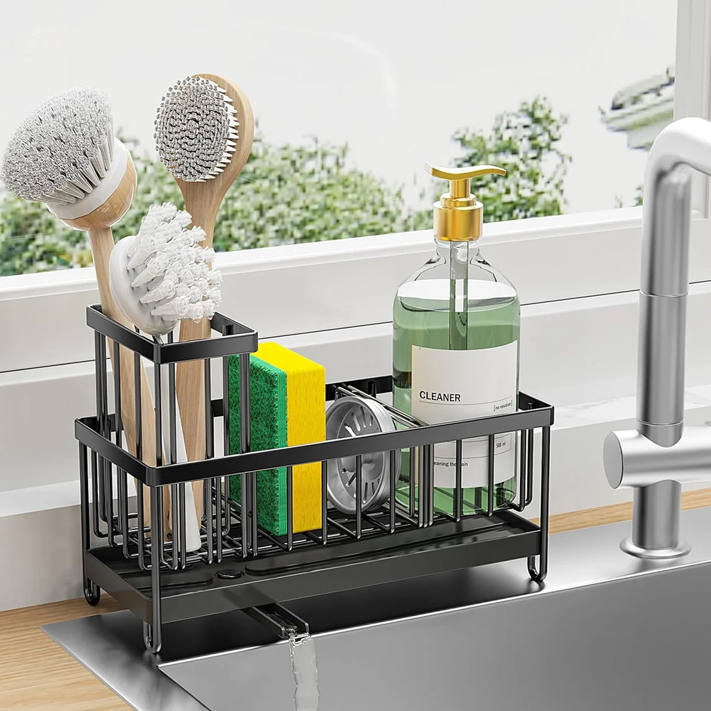 Kitchen Sink Sponge & Soap Drain Rack – image 4