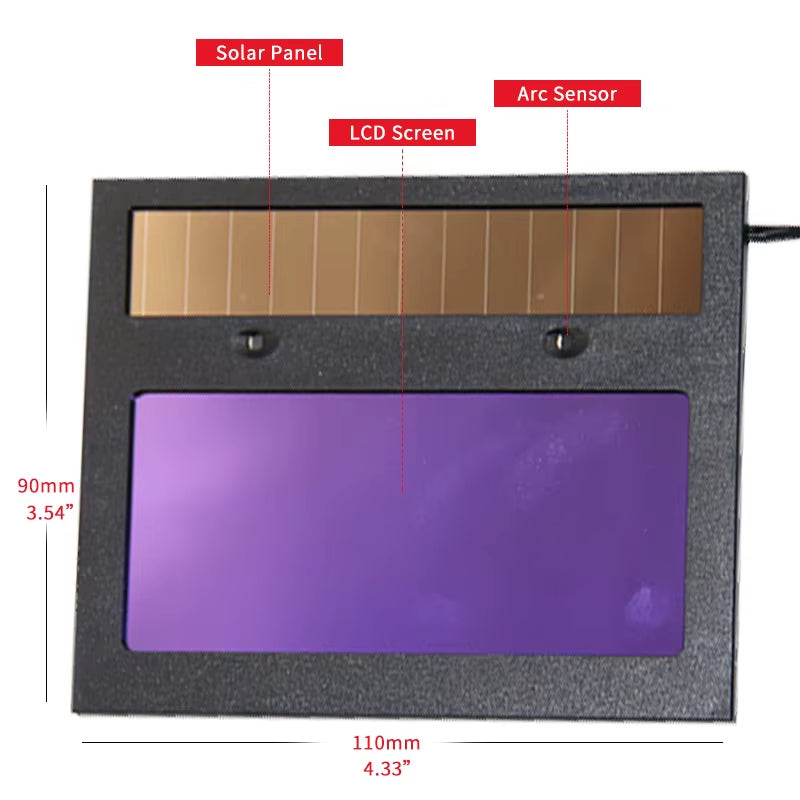 Solar Auto-Darkening Welding Mask and Welder Cap