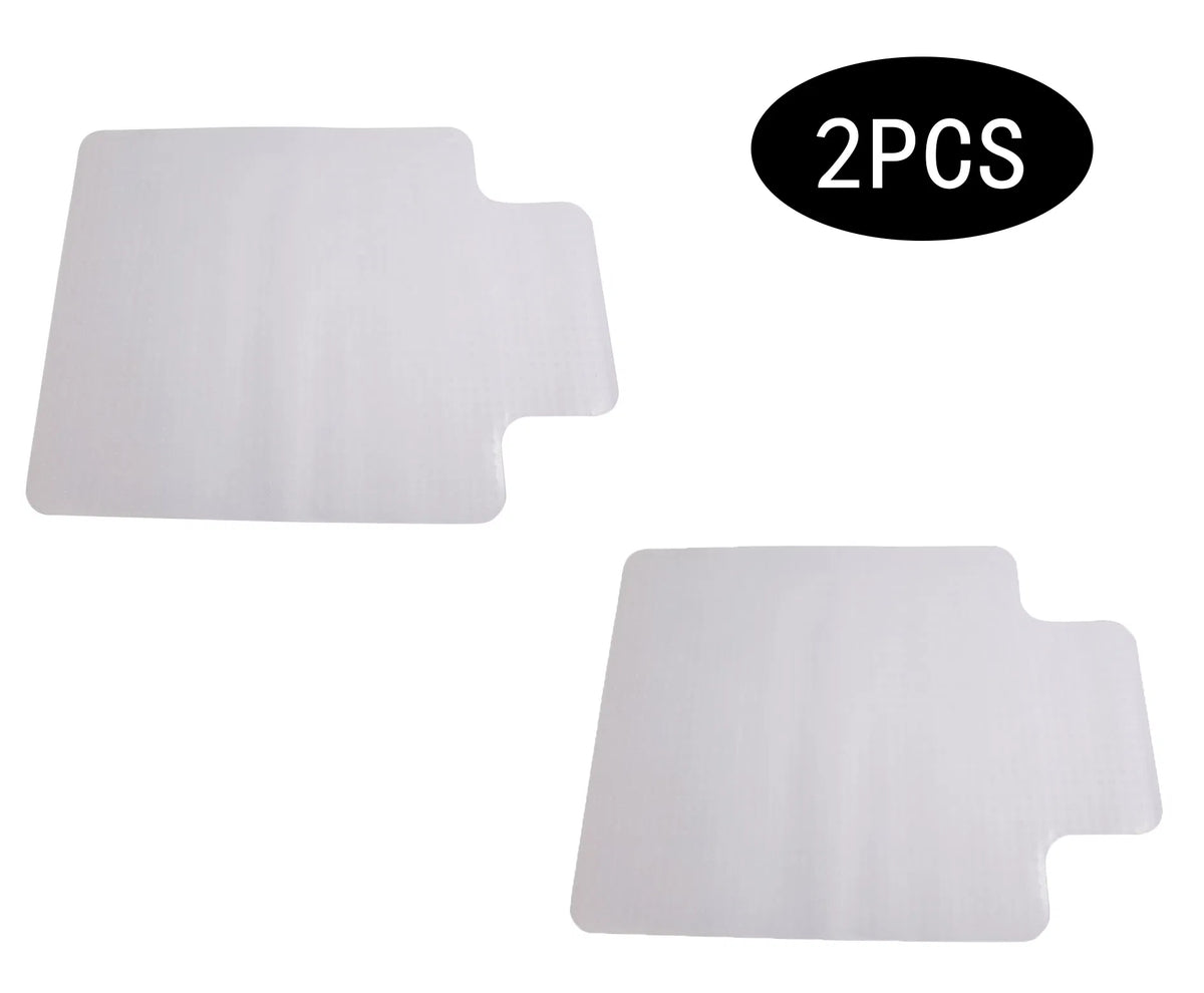 Clear PVC Office Chair Mat for Carpet, 47 x 35 Inch, Set of 2 – image 2