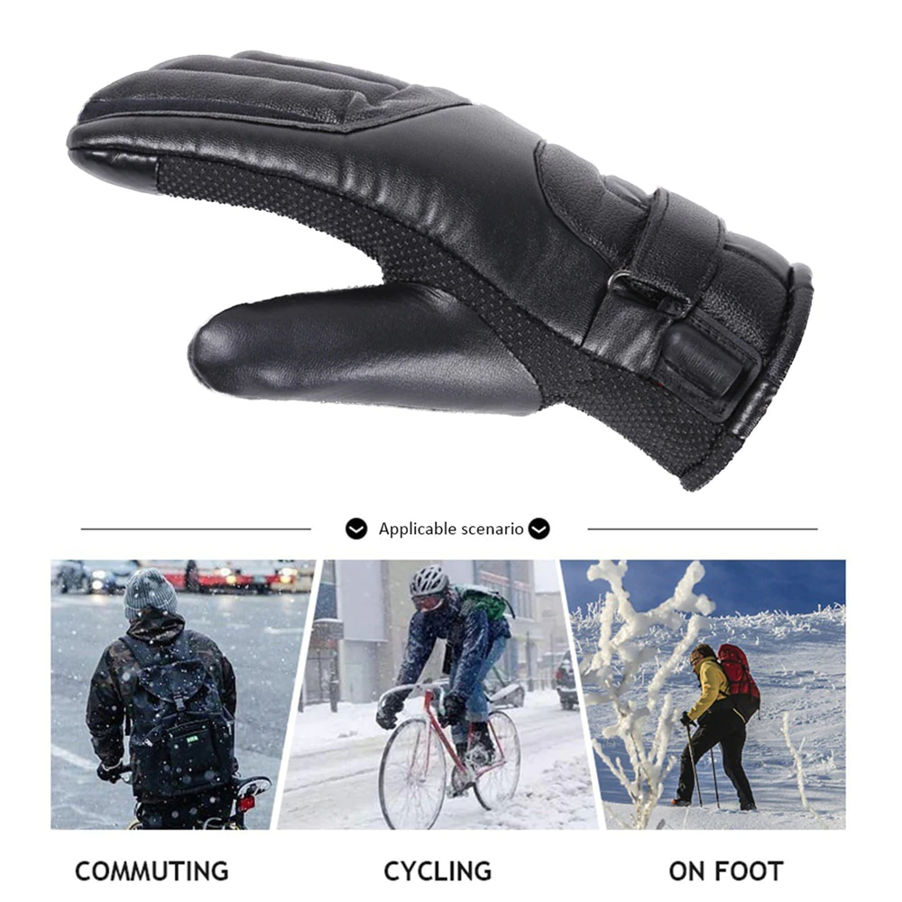 USB Heated Gloves – Touchscreen Windproof Winter Hand Warmers