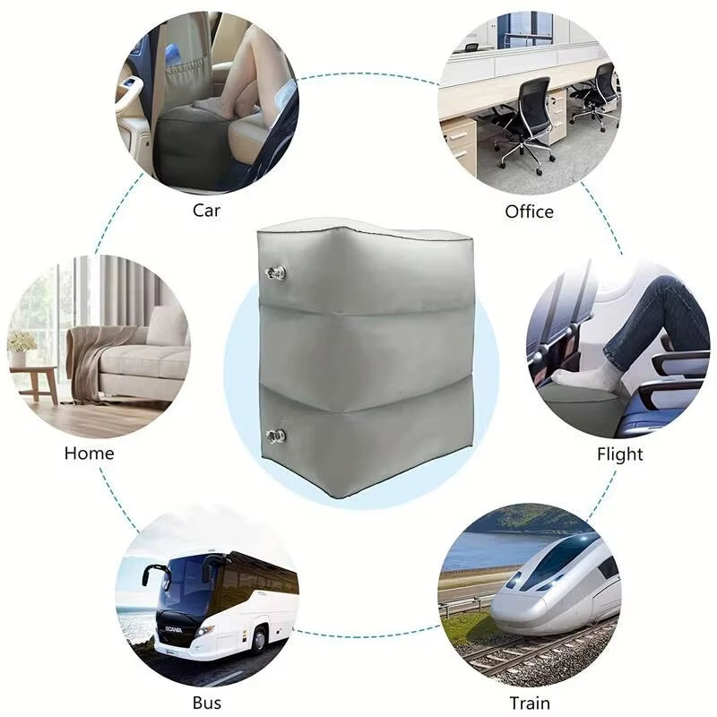 Inflatable Footrest Pillow, 3-Layer Adjustable Height – image 6