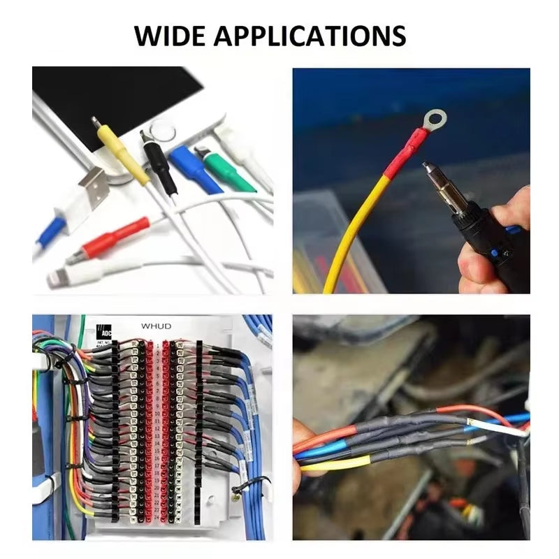 Heat Shrink Tubing Kit 530 Pcs – 2:1 Wire Insulation Sleeves – image 6