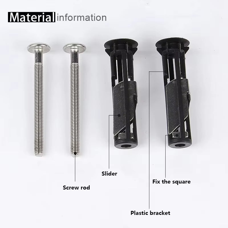 Toilet Seat Bolts - Stainless Steel Hinge Bolt Fastener Kit – image 5