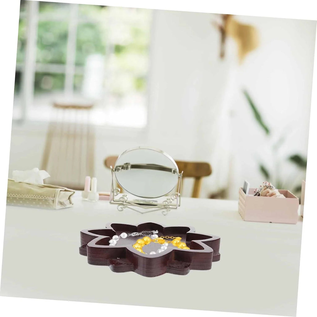 Lotus Wood Jewelry Tray - Natural Wood Trinket Dish – image 5