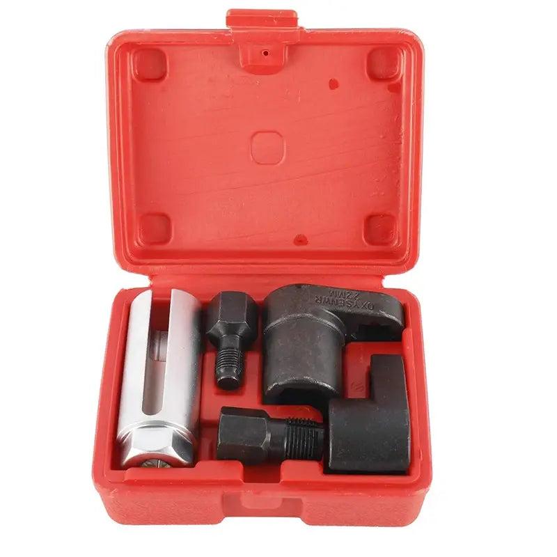 Oxygen Sensor Socket Set, 5-Piece O2 Sensor Wrench & Thread Chaser Kit