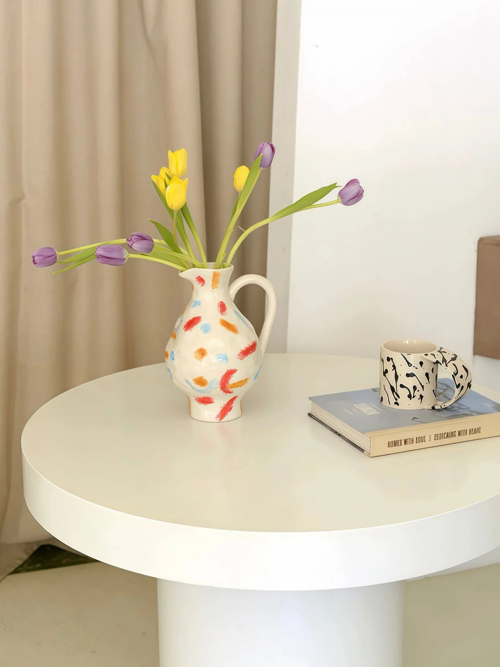 Handmade Nordic Pottery Jug Vase – image 6