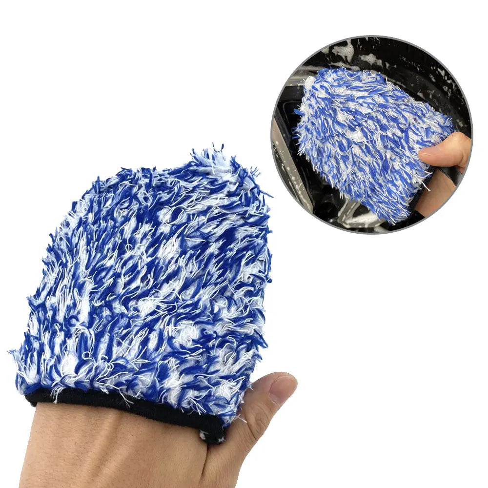 Wheel Detailing Mitt - Two-Sided Microfiber Finger Pocket Wash Glove – image 5