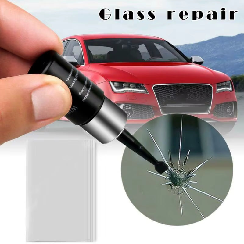 Windshield Chip Repair Kit - Auto Glass Resin Crack Repair Tool