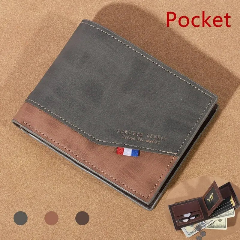 Men's Zip Wallet with Photo Window - Multi-Slot Card Holder – image 2