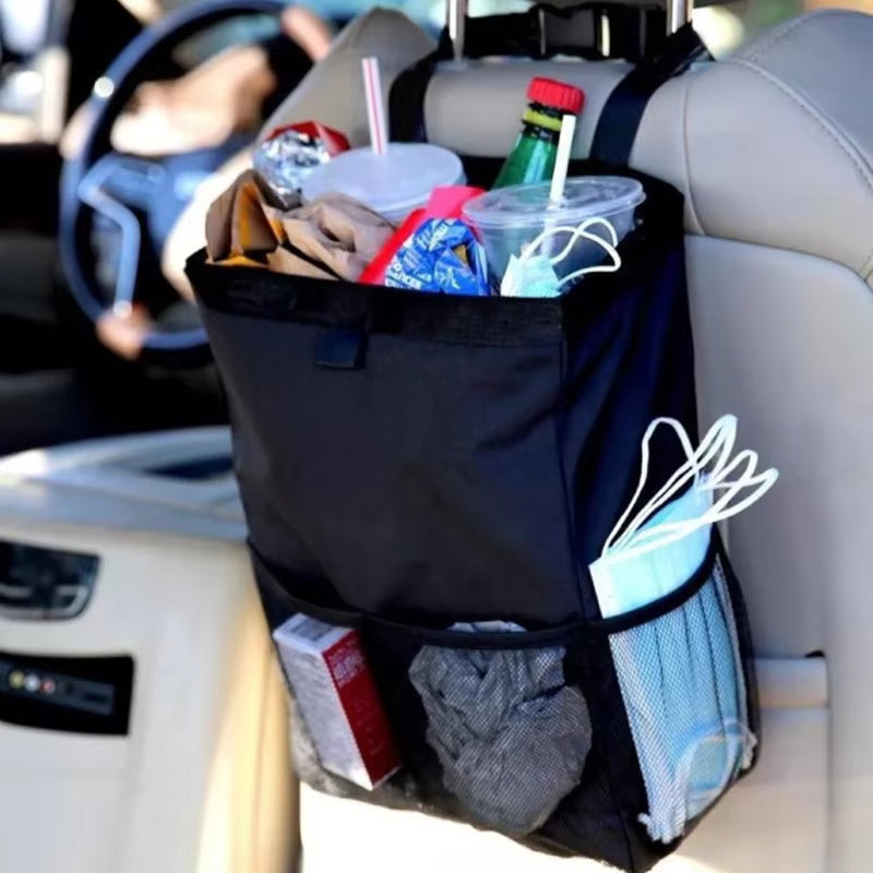 Waterproof Car Seat Back Trash Bag & Storage Organizer – image 5