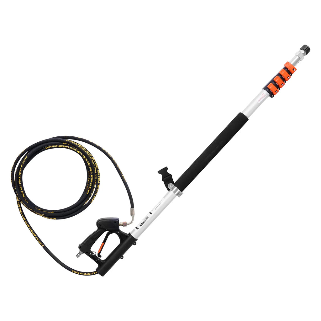 18 ft Telescoping Pressure Washer Wand with Gutter Cleaner Kit – image 10