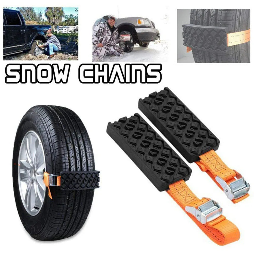 Tire Traction Cleat - Strap-On Snow and Mud Recovery Grip – image 3