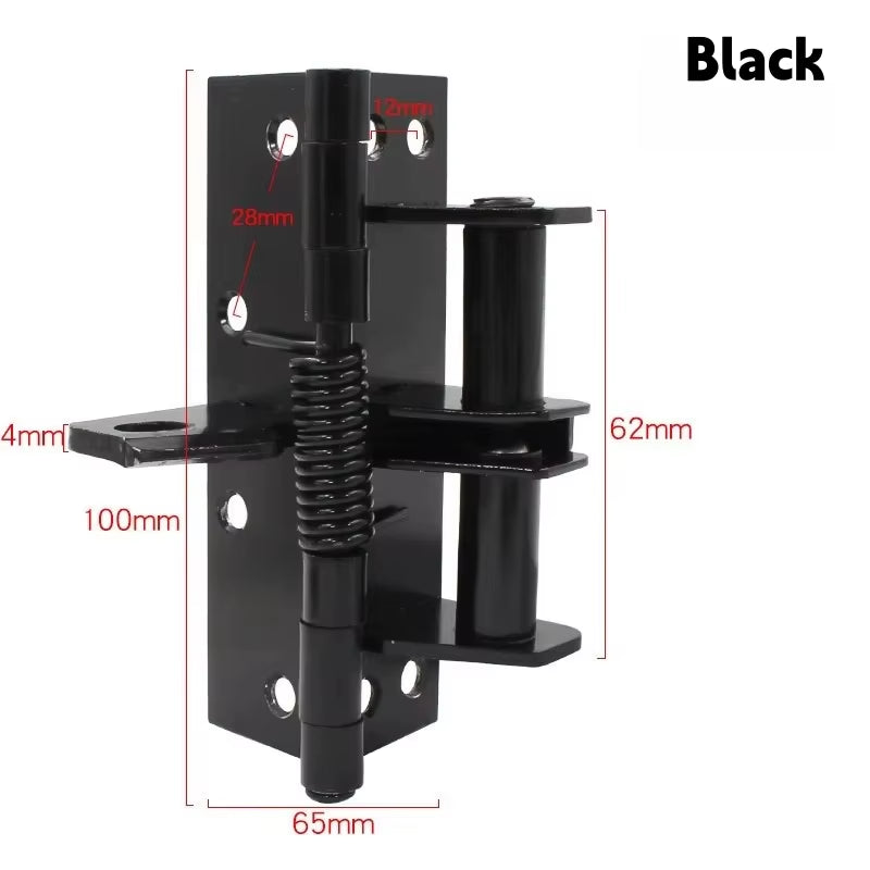 Self Closing Hidden Door Hinge 3-In-1 - Heavy Duty Automatic Door Closer with 90 Degree Stop
