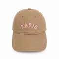 Embroidered City Ball Cap – Paris or London Cotton Hat