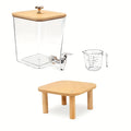 Laundry Detergent Dispenser – Clear Liquid Soap Tank with Steel Tap