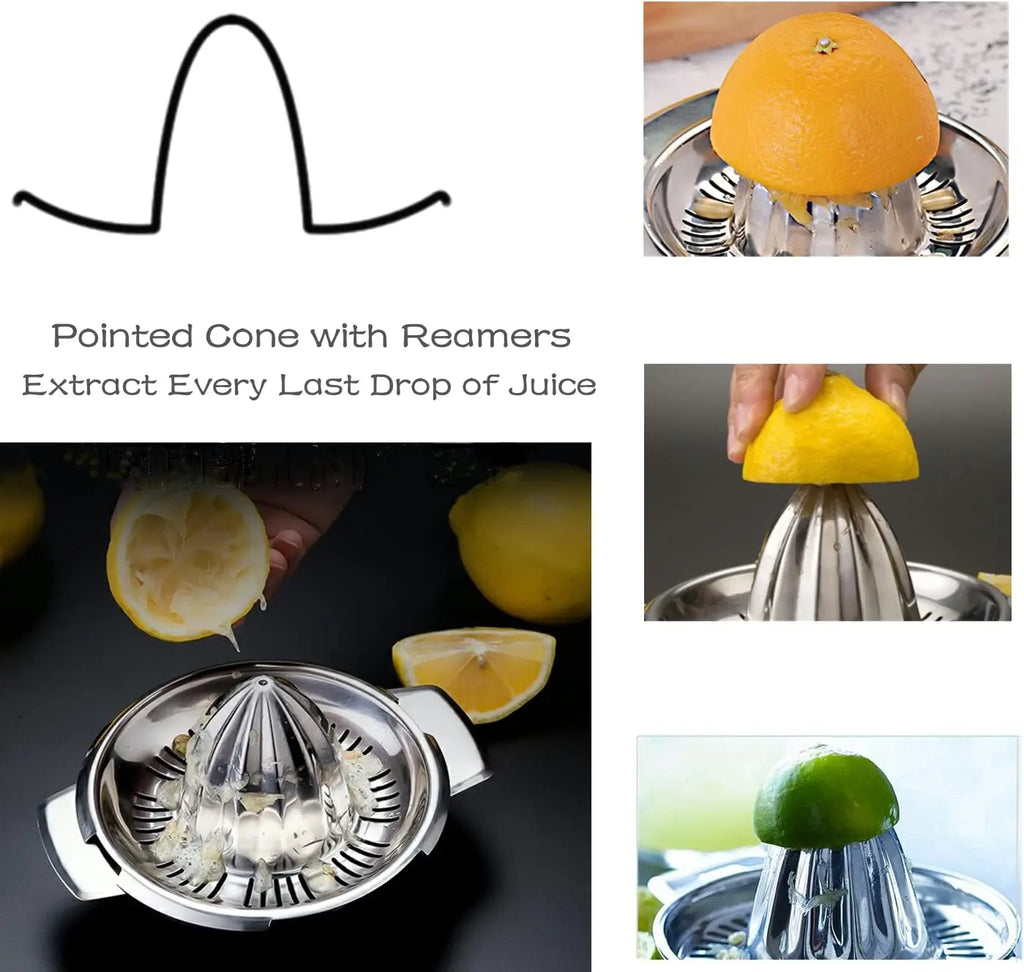 Lemon Squeezer – Stainless Steel Manual Citrus Press – image 6
