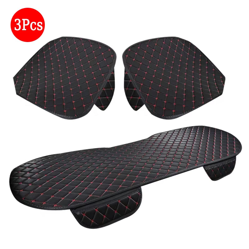 Car Seat Cushion Cover Set 3-Piece Breathable Universal Protector Pads – image 2