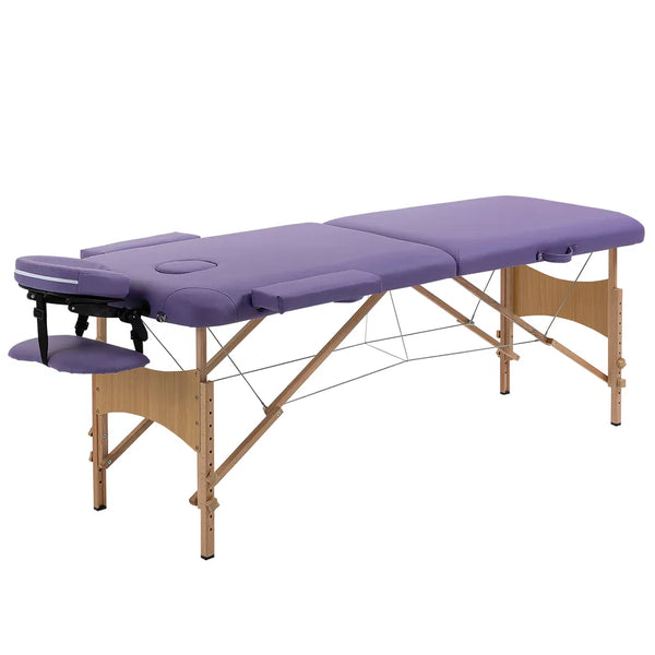 Folding Lash and Facial Bed 72 Inch, 9 Height Settings, Carry Case – image 1
