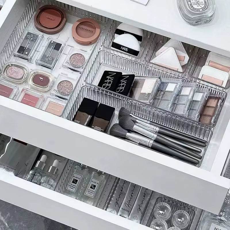 Clear Drawer Organizer Set - 6 or 8 Piece Modular Storage Trays – image 5