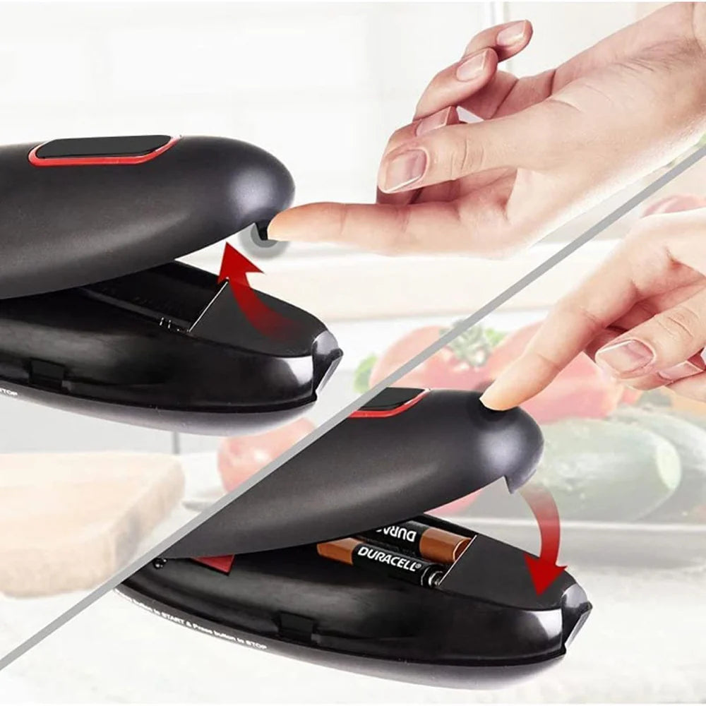 Electric Can Opener - One-Touch Hands-Free Smooth Edge – image 3