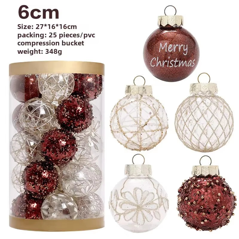 Christmas Ball Ornaments 25 Pack, 2.4 In Tree Decorations – image 10