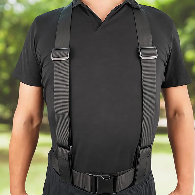Duty Belt Suspenders – Adjustable Nylon Tactical Suspenders, 4 Clips – image 4
