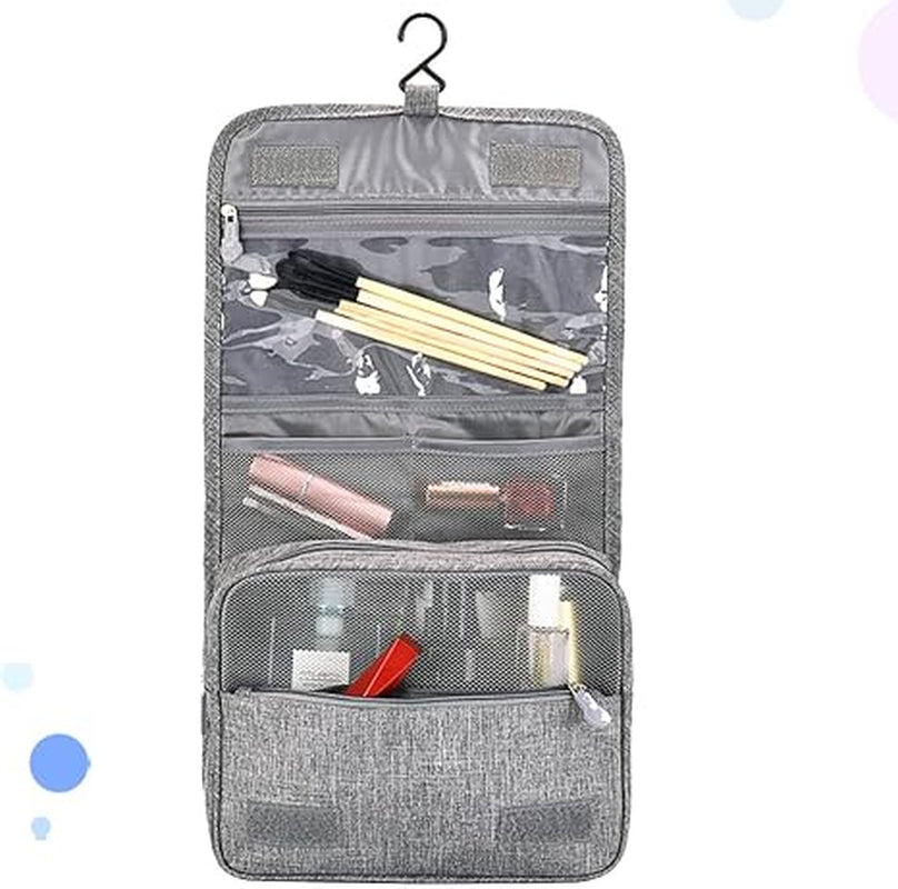 Hanging Toiletry Bag, 300D Oxford Travel Organizer with Hook – image 4