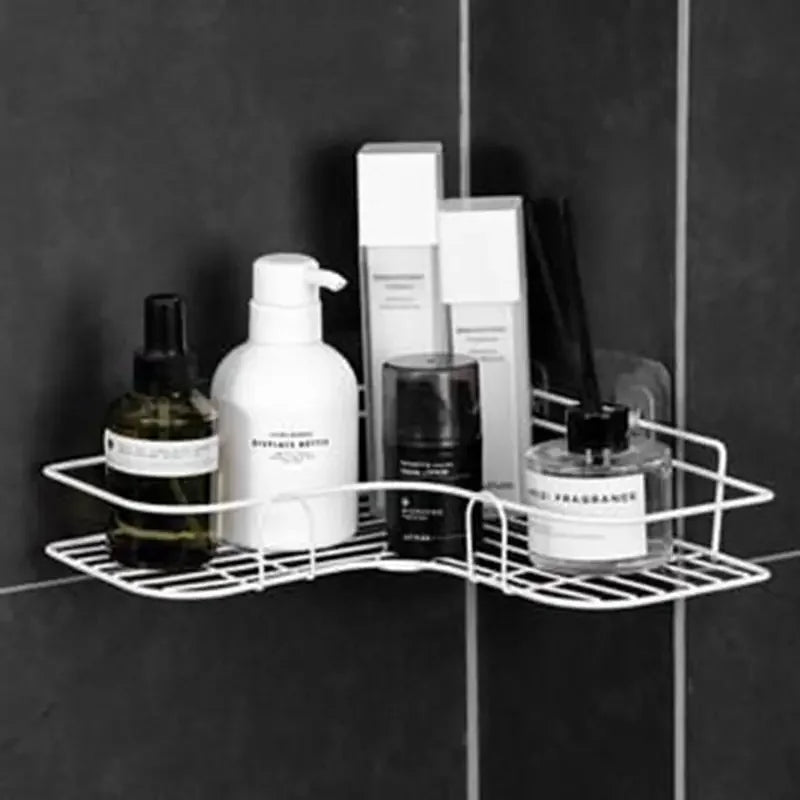 Corner Shower Caddy – Stainless Steel No-Drill Bathroom Shelf – image 5