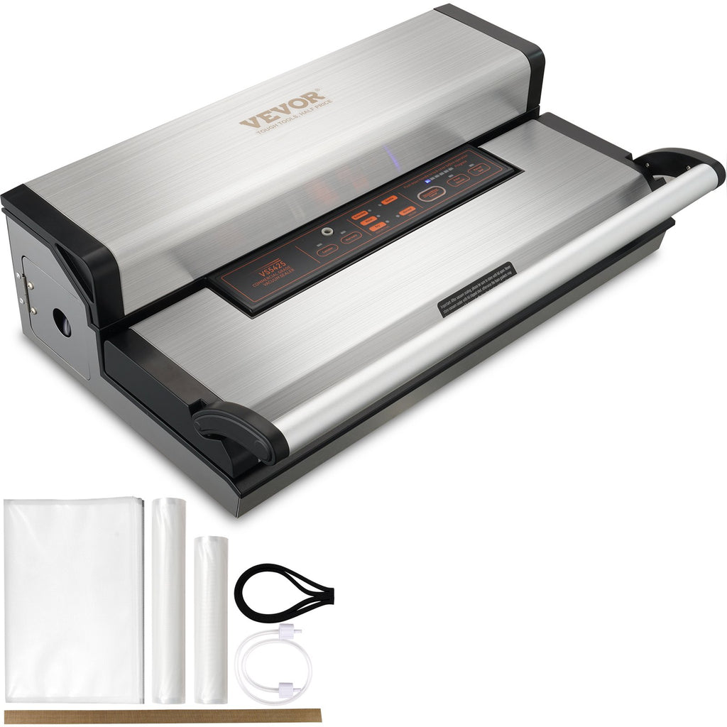 Dual Pump Vacuum Sealer Machine 95kPa 350W with Built-In Cutter – image 2
