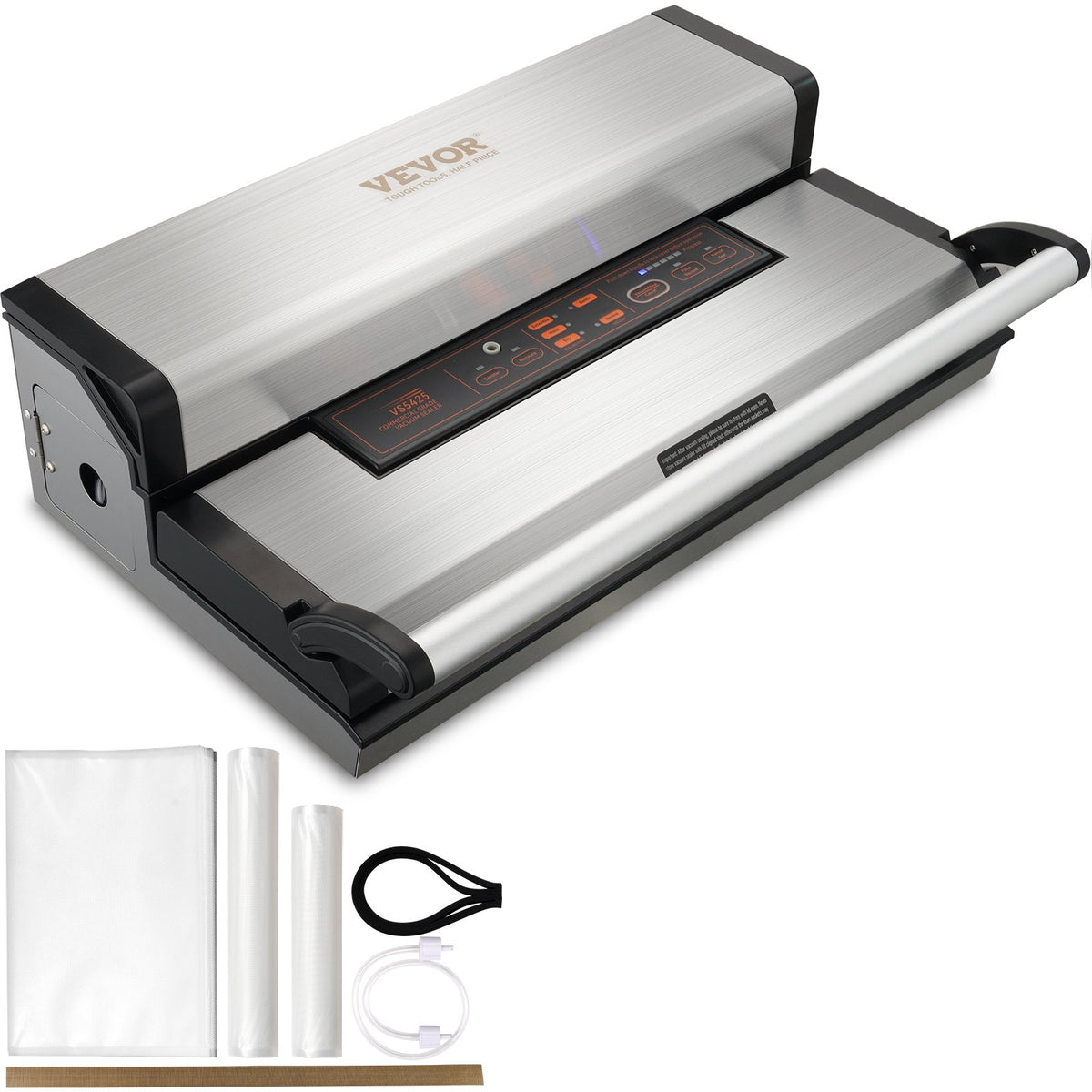 Dual Pump Vacuum Sealer Machine 95kPa 350W with Built-In Cutter – image 2