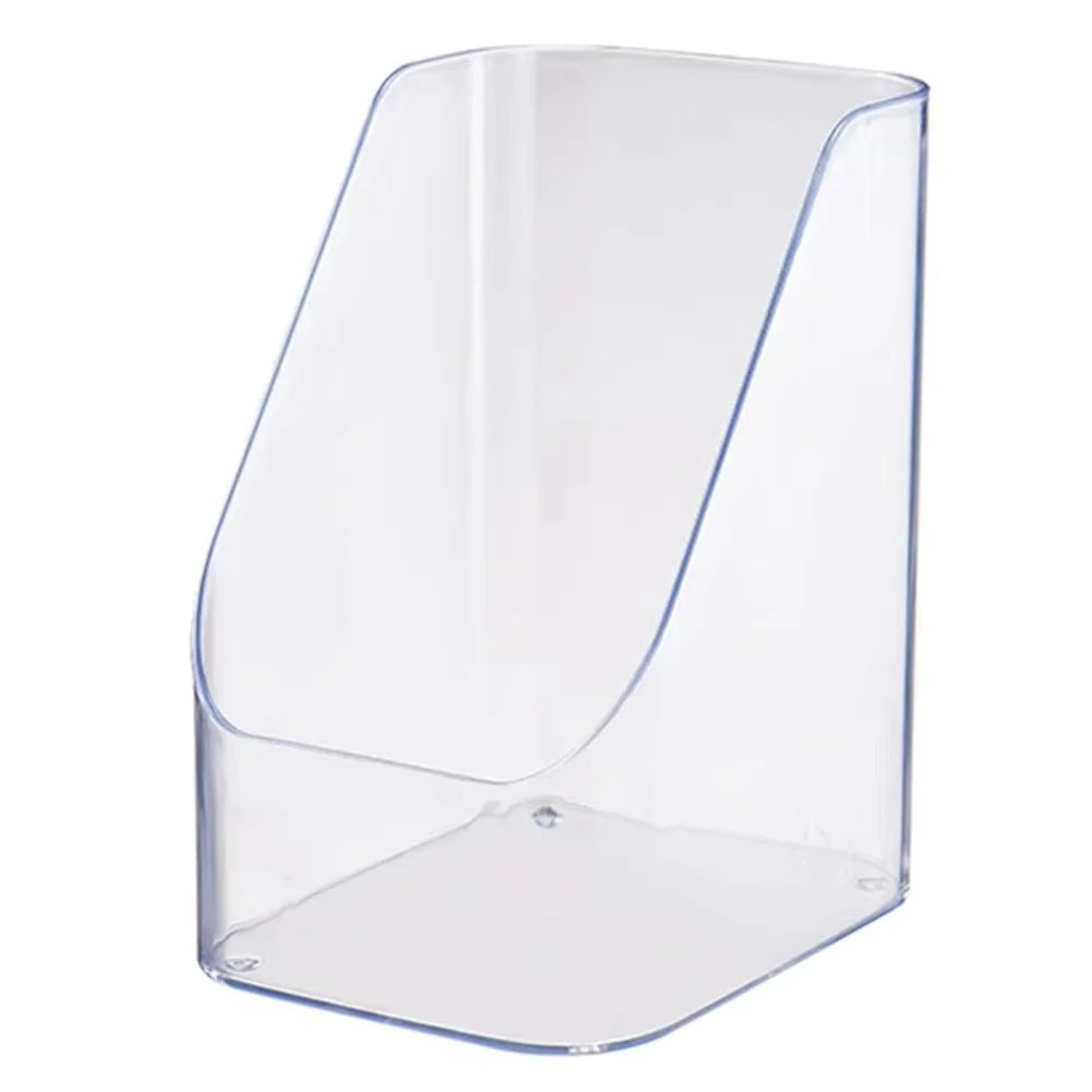 Fridge Organizer Bin – Clear Slanted Storage Box – image 11