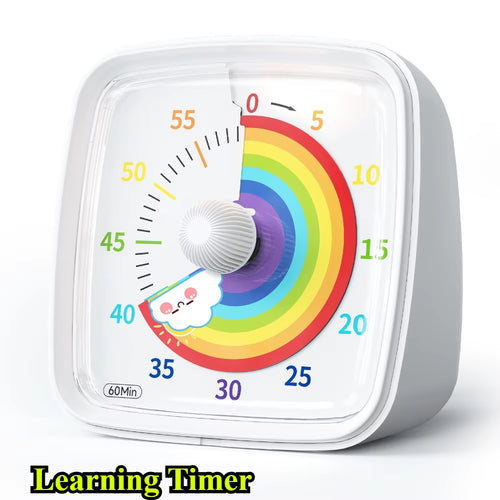 60 Minute Visual Timer - Silent Countdown Timer for Kids & Adults
