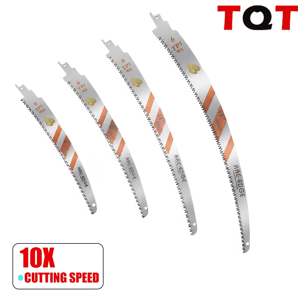Construction & Landscaping Reciprocating Saw Pruning Blades, 6 TPI Arc Edge 3-Pack – image 2