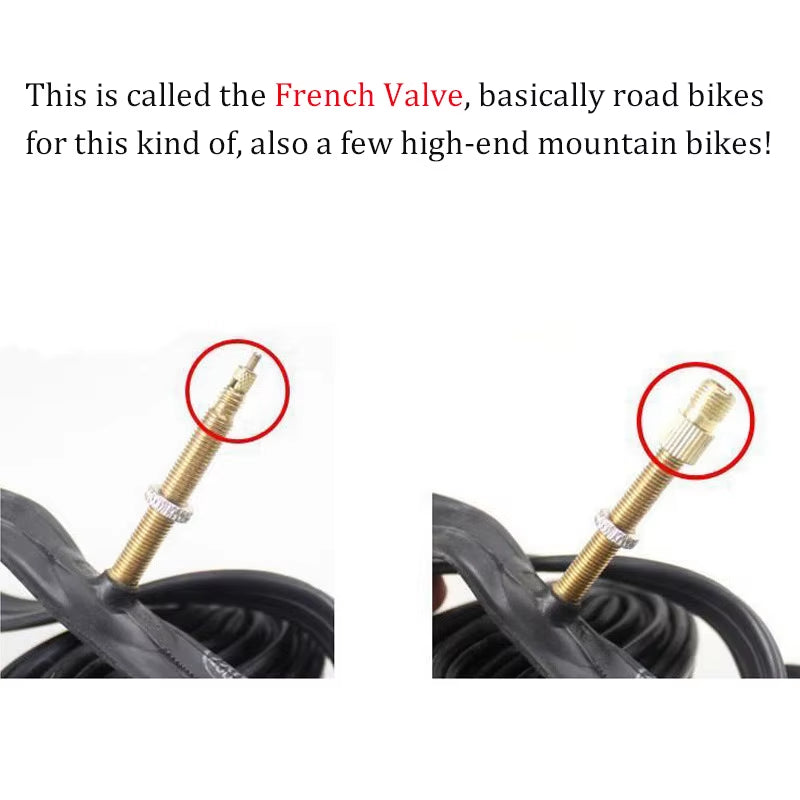 Presta to Schrader Valve Adapter, Brass Bike Tire Converter, 5-Pack – image 5