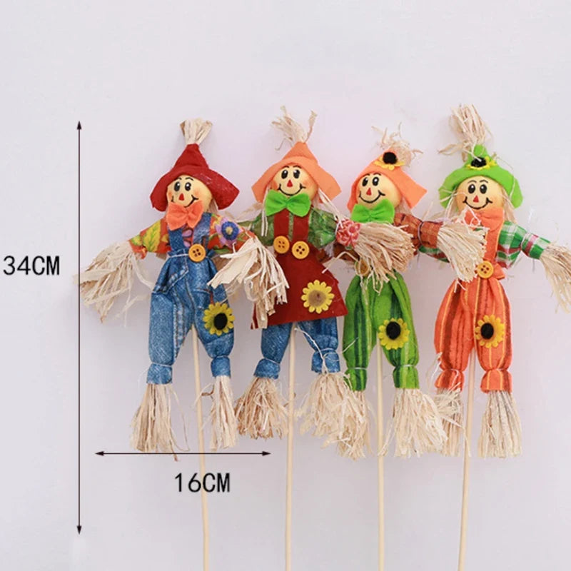 Scarecrow Decoration – Small Autumn Harvest Figure for Fall Decor – image 6
